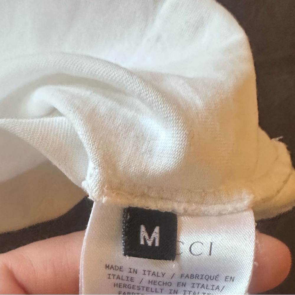 GG White Tee with Iconic Logo - Picture 3 of 3